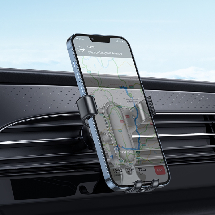 Borofone BH74 Rock Air Outlet Gravity Car Holder(Black) Borofone BH74 Rock Air Outlet Gravity Car Holder(Black)