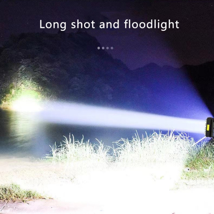 Solar Charging Super Bright Waterproof 8 LED Camping Flashlight Lamp - 8