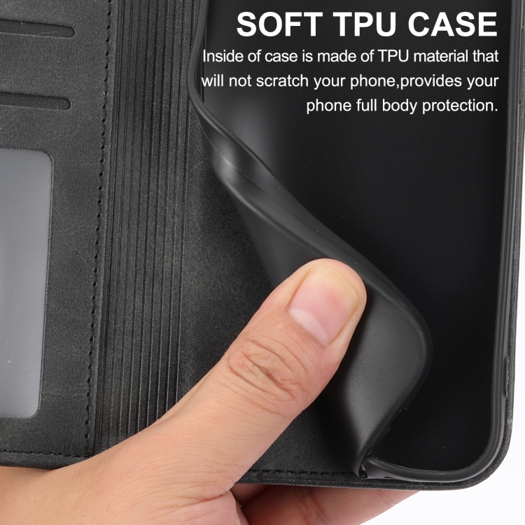 For Samsung Galaxy S22+ 5G Cubic Grid Calf Texture Magnetic Closure Leather Phone Case(Black) For Samsung Galaxy S22+ 5G Cubic Grid Calf Texture Magnetic Closure Leather Phone Case(Black)