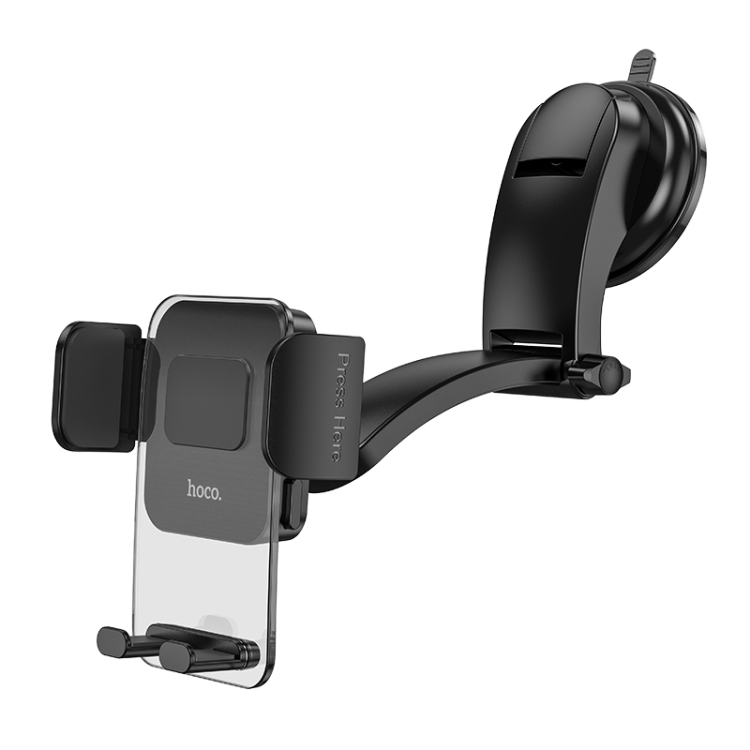 hoco CA118 Delicate Press Type Center Console Car Holder(Black) hoco CA118 Delicate Press Type Center Console Car Holder(Black)