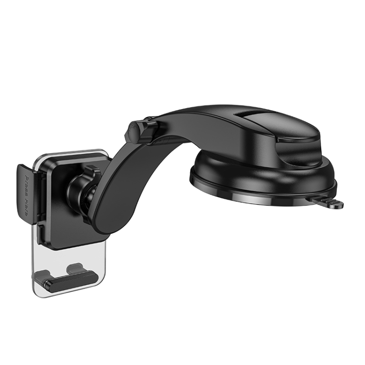 hoco CA118 Delicate Press Type Center Console Car Holder(Black) hoco CA118 Delicate Press Type Center Console Car Holder(Black)