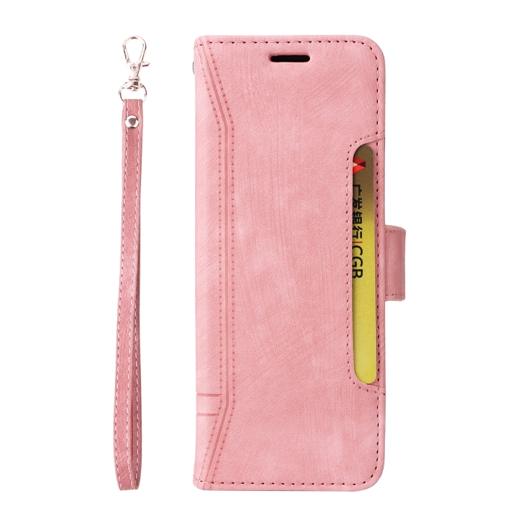 For Samsung Galaxy Z Fold4 BETOPNICE Dual-side Buckle Leather Phone Case(Pink) For Samsung Galaxy Z Fold4 BETOPNICE Dual-side Buckle Leather Phone Case(Pink)