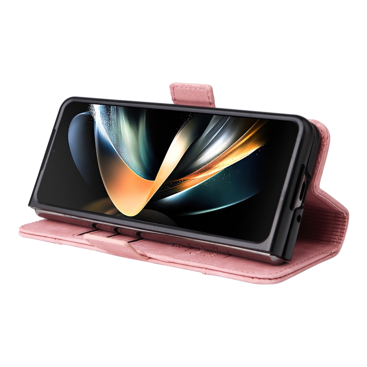For Samsung Galaxy Z Fold4 BETOPNICE Dual-side Buckle Leather Phone Case(Pink) For Samsung Galaxy Z Fold4 BETOPNICE Dual-side Buckle Leather Phone Case(Pink)