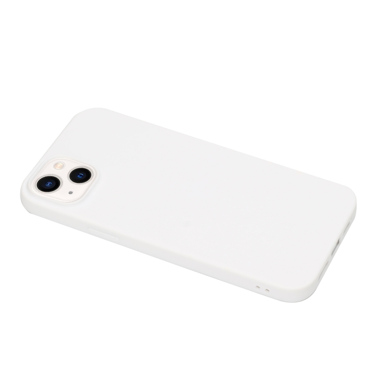 Funda silicona sólida iPhone 14 Pro (blanco) 