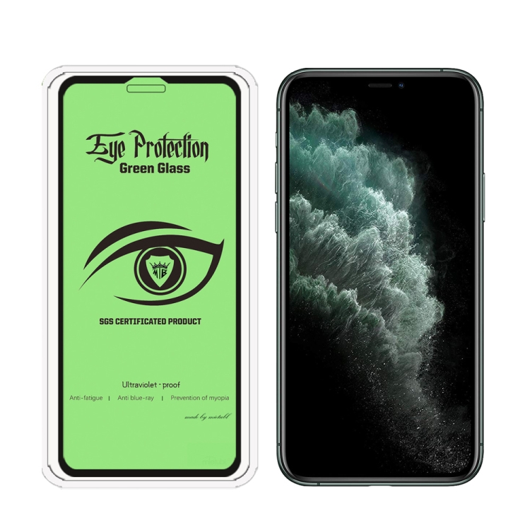 25 PCS For iPhone 11 Pro Max MIETUBL 9H Hardness Eye-caring Anti-glare Green Light Tempered Glass Film 25 PCS For iPhone 11 Pro Max MIETUBL 9H Hardness Eye-caring Anti-glare Green Light Tempered Glass Film