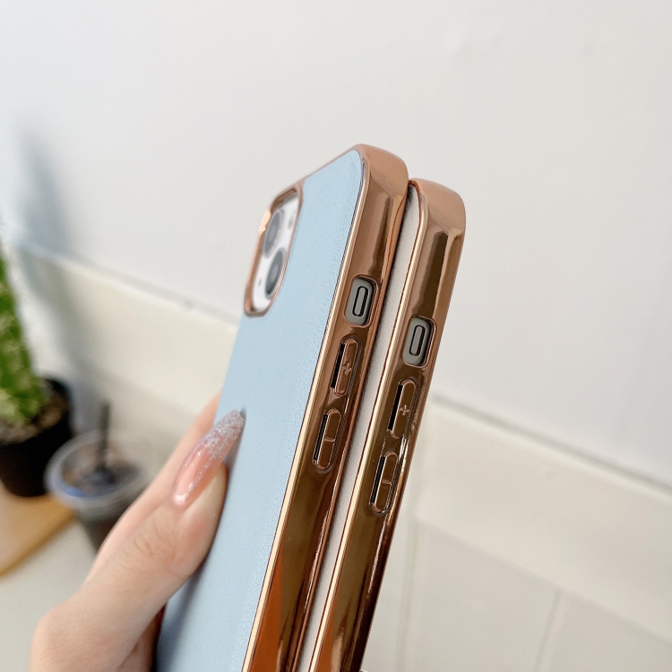For iPhone 14 Pro Waves Series Nano Electroplating Genuine Leather Phone Case(Grey) For iPhone 14 Pro Waves Series Nano Electroplating Genuine Leather Phone Case(Grey)
