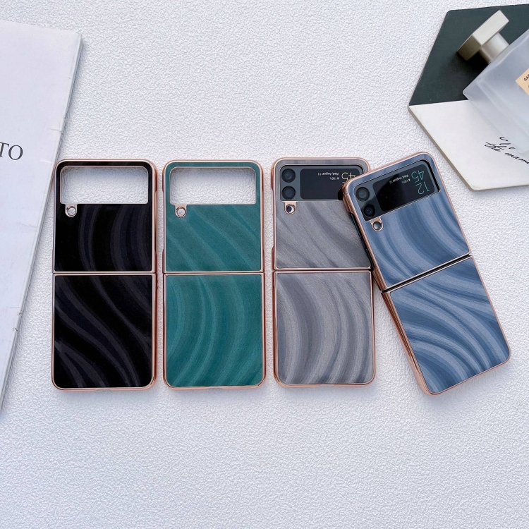 For Samsung Galaxy Z Flip4 Nano Electroplate Phone Case(Blue) For Samsung Galaxy Z Flip4 Nano Electroplate Phone Case(Blue)
