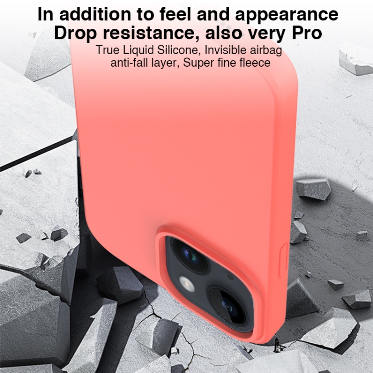 For iPhone 14 Mutural Karen Series Liquid Silicone Magsafe Phone Case(Misty Blue) For iPhone 14 Mutural Karen Series Liquid Silicone Magsafe Phone Case(Misty Blue)