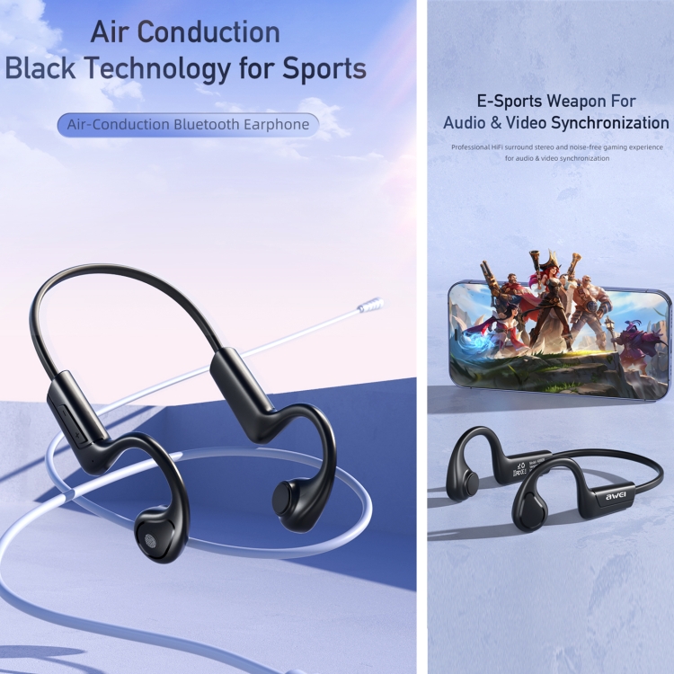awei A886BL Air Conduction Sports Wireless Headset - 1