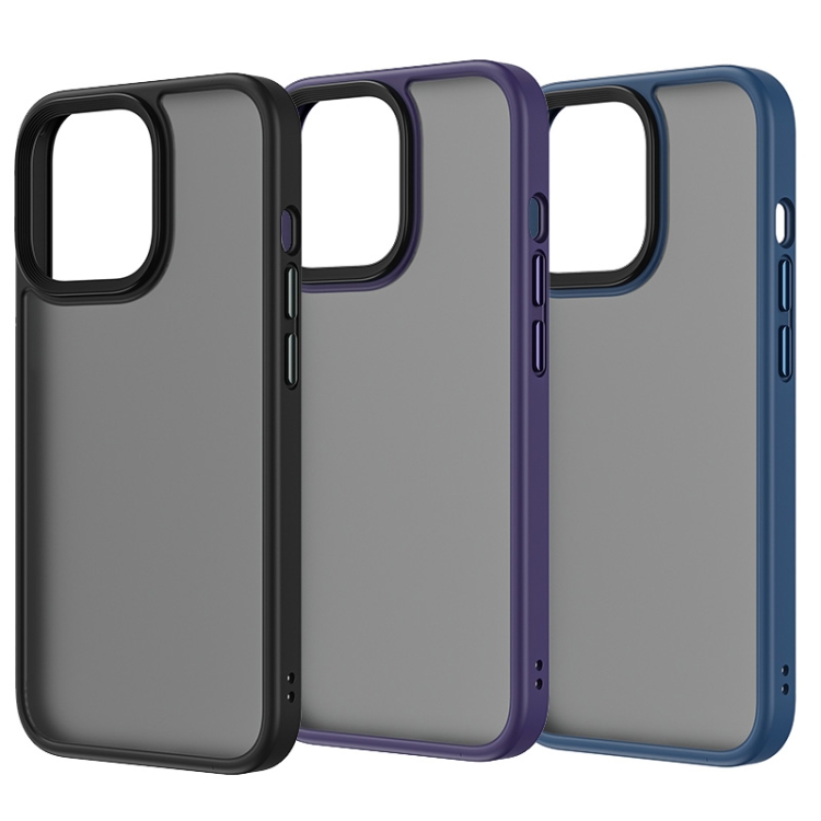 For iPhone 14 ROCK Guard Skin-feel Phone Case(Black) For iPhone 14 ROCK Guard Skin-feel Phone Case(Black)