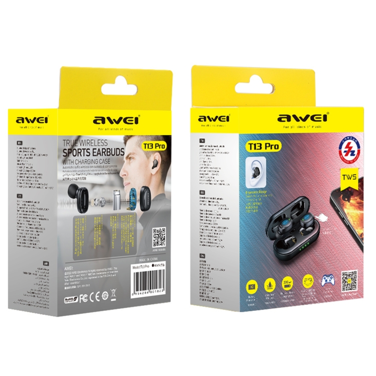 awei T13 Pro Bluetooth Sports Headset(White) awei T13 Pro Bluetooth Sports Headset(White)