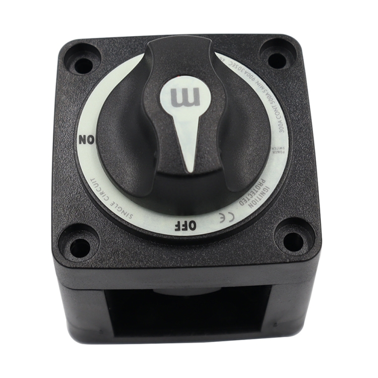 6011 Blue Sea Systems MSeries 300A Battery Power Off Switche Disconnect Rotary Switch Cut(Black)