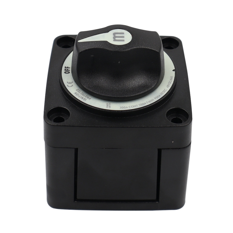 6011 Blue Sea Systems MSeries 300A Battery Power Off Switche Disconnect Rotary Switch Cut(Black)