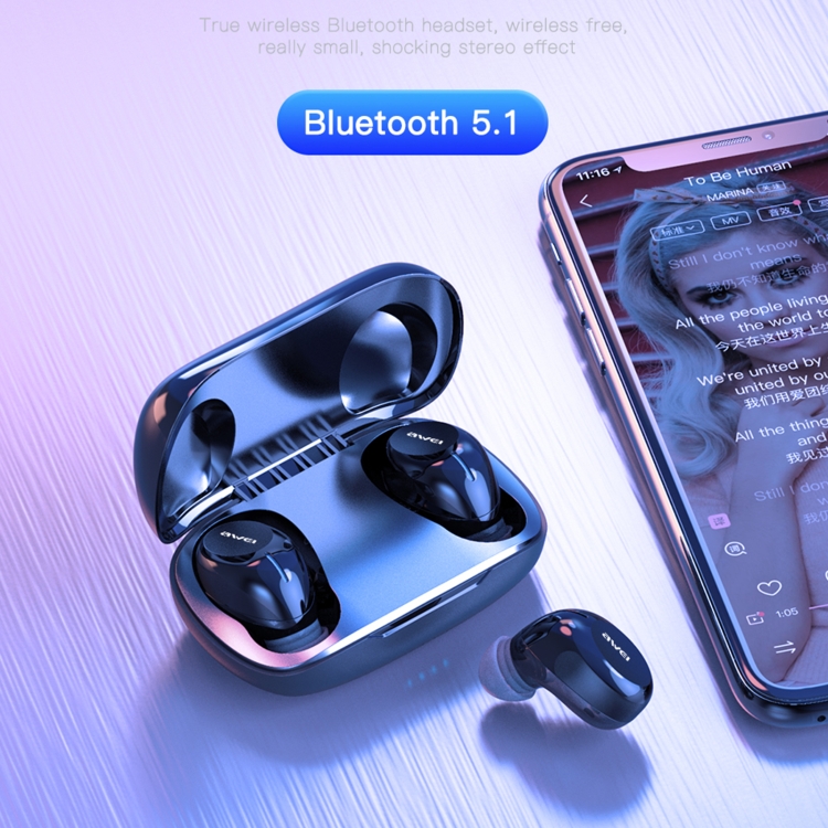 awei T20 Bluetooth 5.1 True Wireless Headset(White) awei T20 Bluetooth 5.1 True Wireless Headset(White)