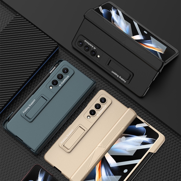 For Samsung Galaxy Z Fold4 GKK Integrated Magnetic Folding Phone Case with Pen Slot(Champagne Gold) For Samsung Galaxy Z Fold4 GKK Integrated Magnetic Folding Phone Case with Pen Slot(Champagne Gold)
