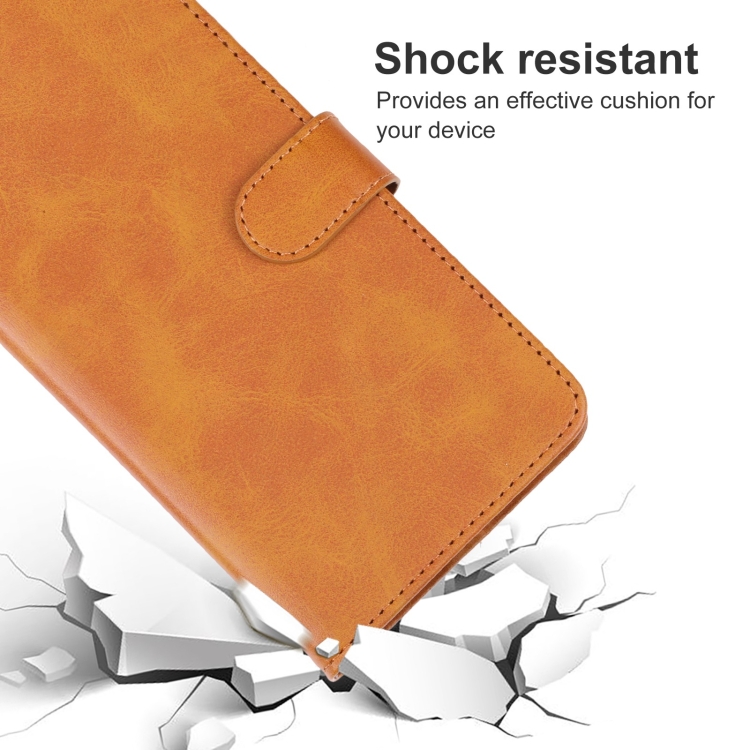 For Samsung Galaxy S23+ 5G Leather Phone Case(Brown) For Samsung Galaxy S23+ 5G Leather Phone Case(Brown)
