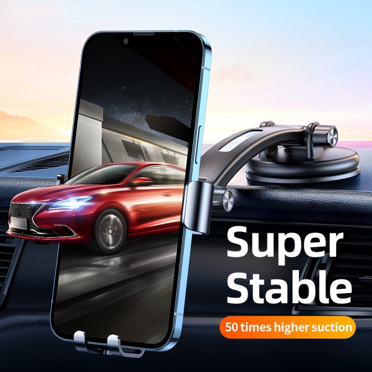 JOYROOM JR-ZS310 Super Stable Dashboard Gravity Car Phone Holder(Space Grey) JOYROOM JR-ZS310 Super Stable Dashboard Gravity Car Phone Holder(Space Grey)