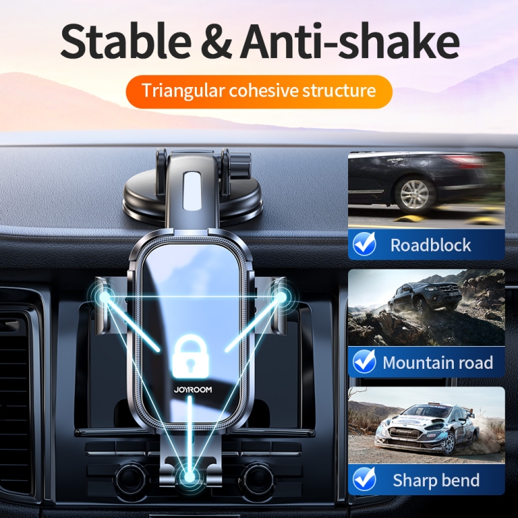 JOYROOM JR-ZS310 Super Stable Dashboard Gravity Car Phone Holder(Space Grey) JOYROOM JR-ZS310 Super Stable Dashboard Gravity Car Phone Holder(Space Grey)