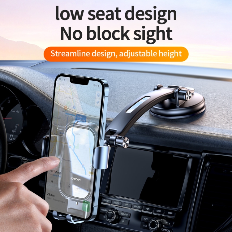 JOYROOM JR-ZS310 Super Stable Dashboard Gravity Car Phone Holder(Space Grey) JOYROOM JR-ZS310 Super Stable Dashboard Gravity Car Phone Holder(Space Grey)