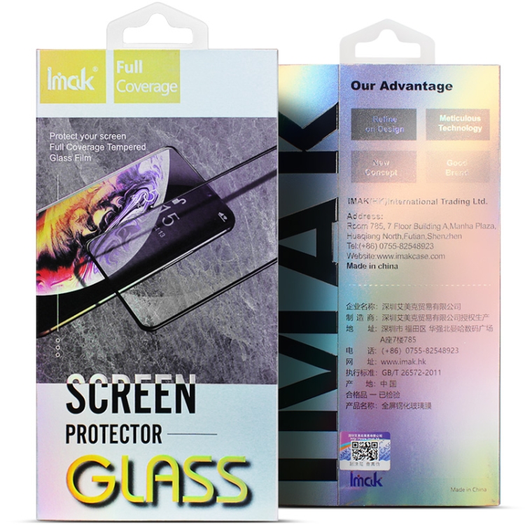 For iPhone 14 IMAK 9H Surface Hardness Full Screen Tempered Glass Film Pro+ Series For iPhone 14 IMAK 9H Surface Hardness Full Screen Tempered Glass Film Pro+ Series