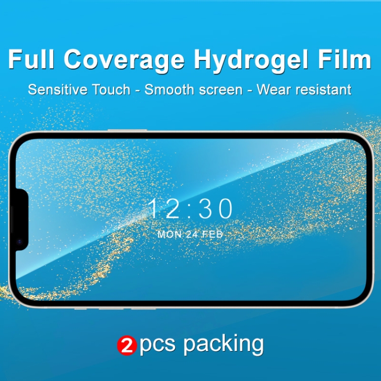 For iPhone 14 Plus 2pcs imak Curved Full Screen Hydrogel Film Protector For iPhone 14 Plus 2pcs imak Curved Full Screen Hydrogel Film Protector