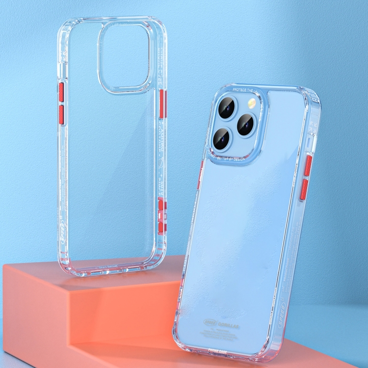 For iPhone 14 WEKOME Gorillas Clear Cool Phone Case(Transparent) For iPhone 14 WEKOME Gorillas Clear Cool Phone Case(Transparent)
