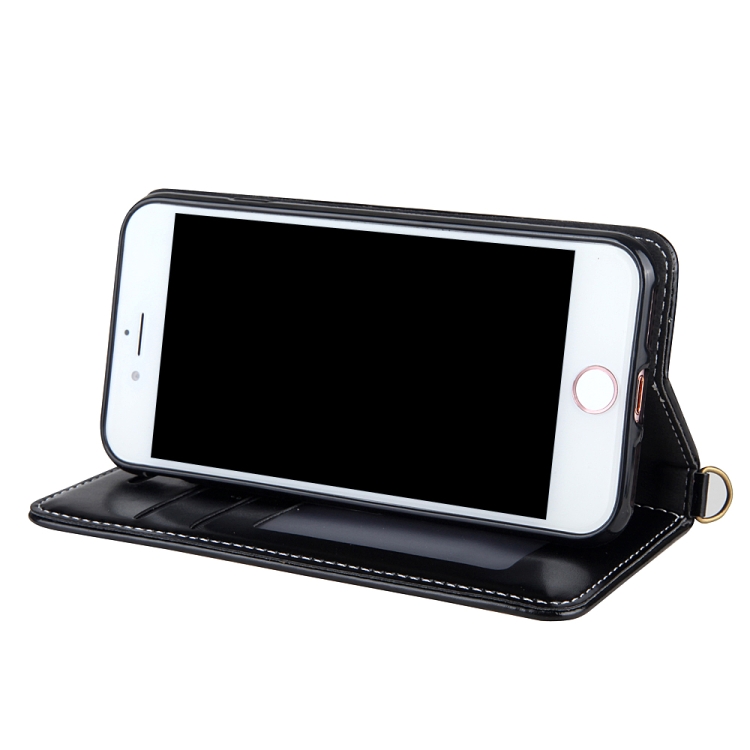 For iPhone SE 2022 / SE 2020 / 8 / 7 CMai2 Legend of Xingyue Series Denim Texture Horizontal Flip Leather Case with Holder & Card Slots & Photo Frame & Hand Strap(Black) For iPhone SE 2022 / SE 2020 / 8 / 7 CMai2 Legend of Xingyue Series Denim Texture Horizontal Flip Leather Case with Holder & Card Slots & Photo Frame & Hand Strap(Black)