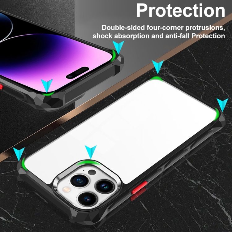 For iPhone 14 Water Cube High Transparent Space Phone Case(Sapphire) For iPhone 14 Water Cube High Transparent Space Phone Case(Sapphire)