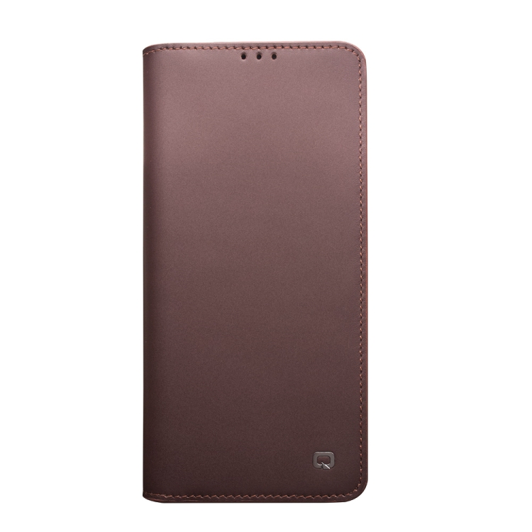 For Samsung Galaxy S21 5G QIALINO Classic Gen2 Genuine Leather Phone Case(Brown) For Samsung Galaxy S21 5G QIALINO Classic Gen2 Genuine Leather Phone Case(Brown)
