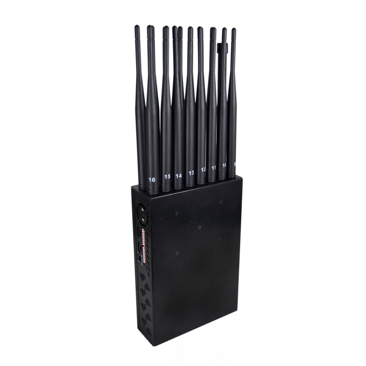 Brouilleur mobile de signal d'antennes de JAX-121A-16  2G/3G/4G/WIFI/GPS/LOJACK 16