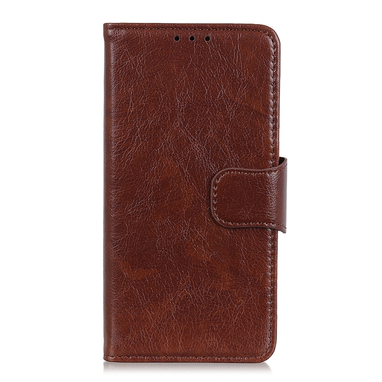 For Samsung Galaxy S23+ Nappa Texture Leather Phone Case(Brown)