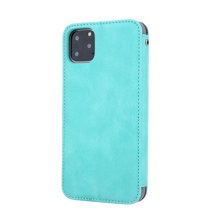For iPhone 11 Pro Max CMai2 Cloud Skin Series Horizontal Flip Leather Case with Holder & Card Slots(Mint Green) For iPhone 11 Pro Max CMai2 Cloud Skin Series Horizontal Flip Leather Case with Holder & Card Slots(Mint Green)