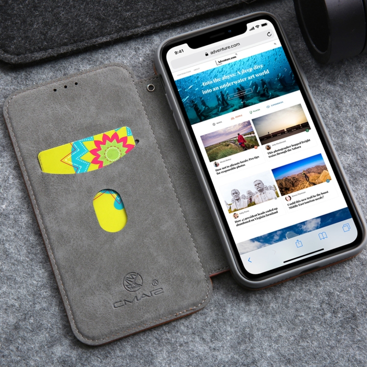 For iPhone 11 Pro Max CMai2 Cloud Skin Series Horizontal Flip Leather Case with Holder & Card Slots(Mint Green) For iPhone 11 Pro Max CMai2 Cloud Skin Series Horizontal Flip Leather Case with Holder & Card Slots(Mint Green)