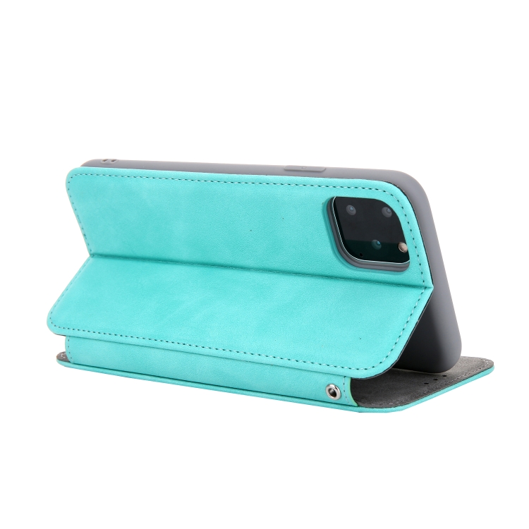 For iPhone 11 Pro Max CMai2 Cloud Skin Series Horizontal Flip Leather Case with Holder & Card Slots(Mint Green) For iPhone 11 Pro Max CMai2 Cloud Skin Series Horizontal Flip Leather Case with Holder & Card Slots(Mint Green)