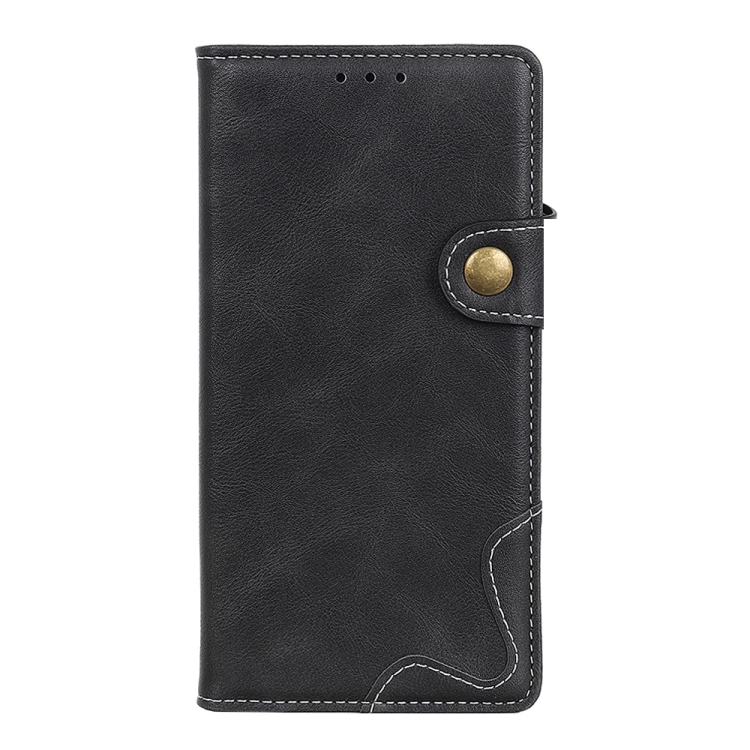 For Samsung Galaxy S23 S-Type Stitching Calf Texture Leather Phone Case(Black)