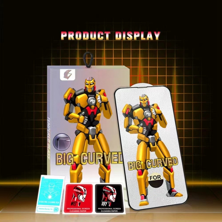 For iPhone 14 HD Big Curved Armor Tempered Glass Film For iPhone 14 HD Big Curved Armor Tempered Glass Film