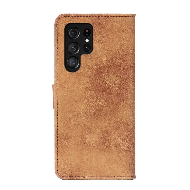 For Samsung Galaxy S23 Ultra Antelope Texture Magnetic Buckle Leather Phone Case(Brown) For Samsung Galaxy S23 Ultra Antelope Texture Magnetic Buckle Leather Phone Case(Brown)