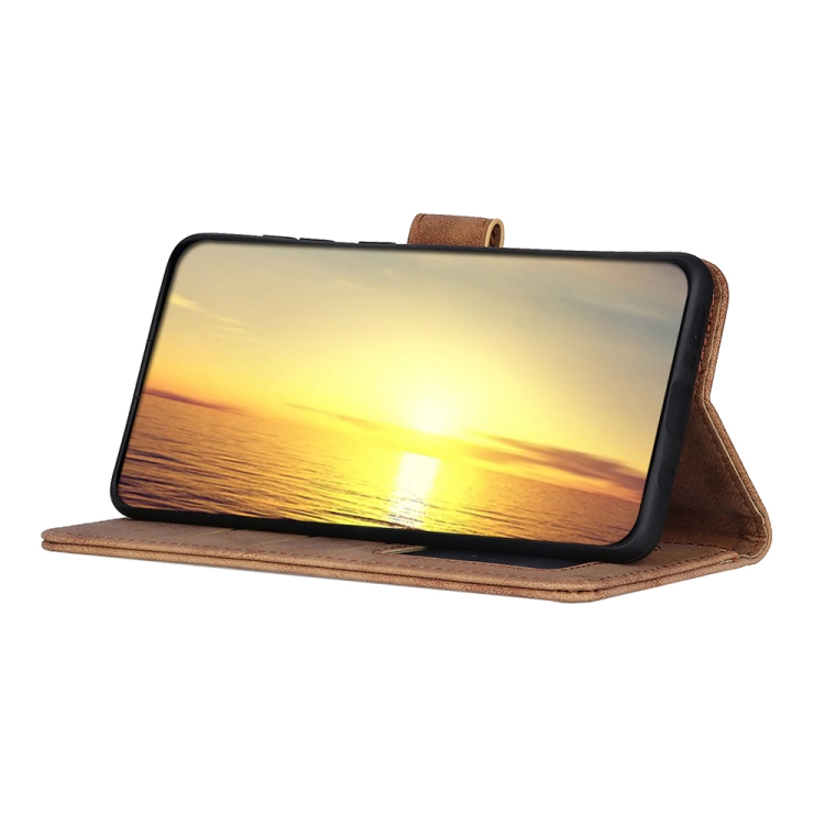 For Samsung Galaxy S23 Ultra Antelope Texture Magnetic Buckle Leather Phone Case(Brown) For Samsung Galaxy S23 Ultra Antelope Texture Magnetic Buckle Leather Phone Case(Brown)
