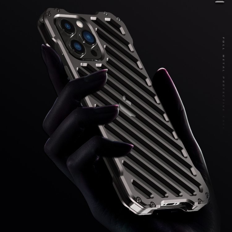 For iPhone 14 R-JUST Breathable Armor Phone Case(Silver Grey) For iPhone 14 R-JUST Breathable Armor Phone Case(Silver Grey)