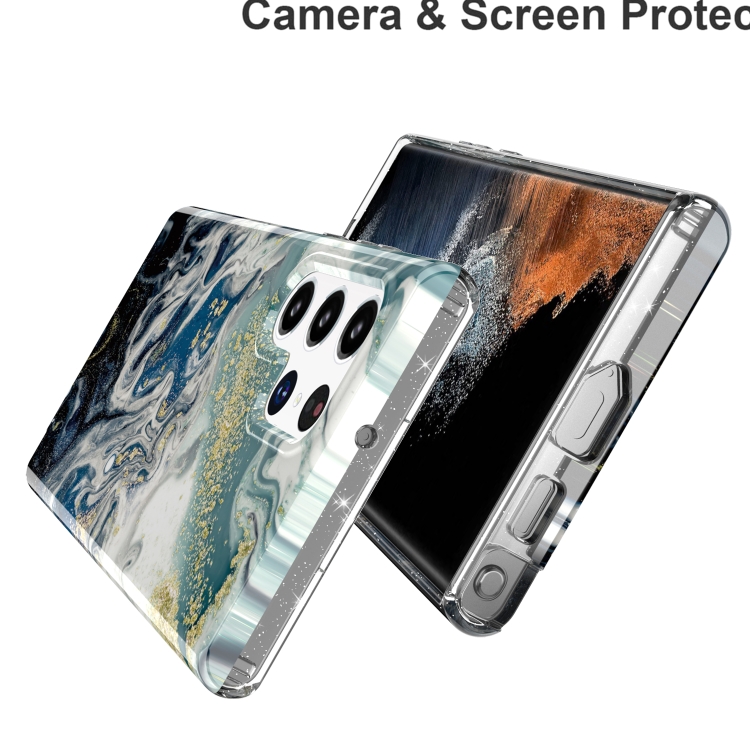 For Samsung Galaxy S22 Ultra 5G Marble Pattern IMD Phone Case(P-GWL10105) For Samsung Galaxy S22 Ultra 5G Marble Pattern IMD Phone Case(P-GWL10105)