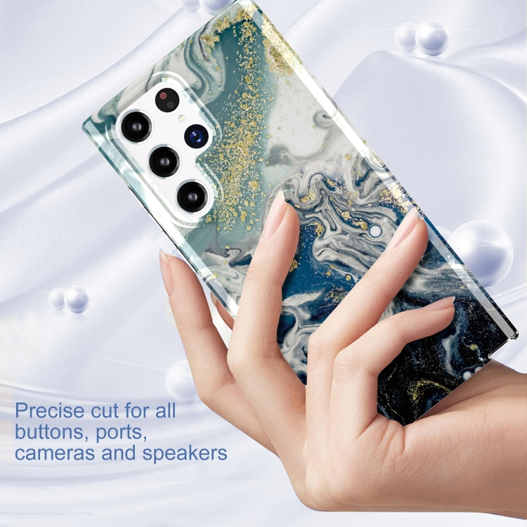 For Samsung Galaxy S22 Ultra 5G Marble Pattern IMD Phone Case(P-GWL10105) For Samsung Galaxy S22 Ultra 5G Marble Pattern IMD Phone Case(P-GWL10105)
