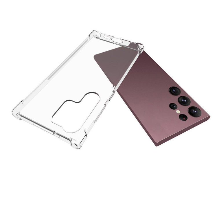 For Samsung Galaxy S23 Ultra 5G Shockproof Non-slip Thickening TPU Phone Case(Transparent) For Samsung Galaxy S23 Ultra 5G Shockproof Non-slip Thickening TPU Phone Case(Transparent)