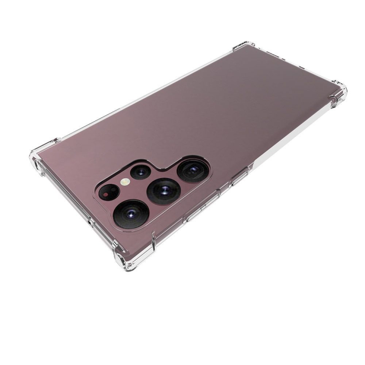 For Samsung Galaxy S23 Ultra 5G Shockproof Non-slip Thickening TPU Phone Case(Transparent) For Samsung Galaxy S23 Ultra 5G Shockproof Non-slip Thickening TPU Phone Case(Transparent)