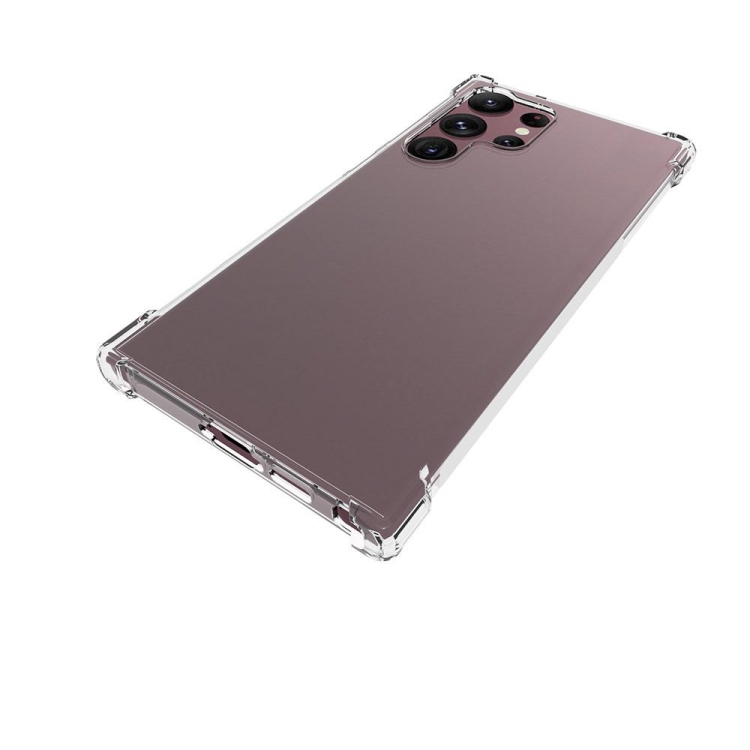 For Samsung Galaxy S23 Ultra 5G Shockproof Non-slip Thickening TPU Phone Case(Transparent) For Samsung Galaxy S23 Ultra 5G Shockproof Non-slip Thickening TPU Phone Case(Transparent)