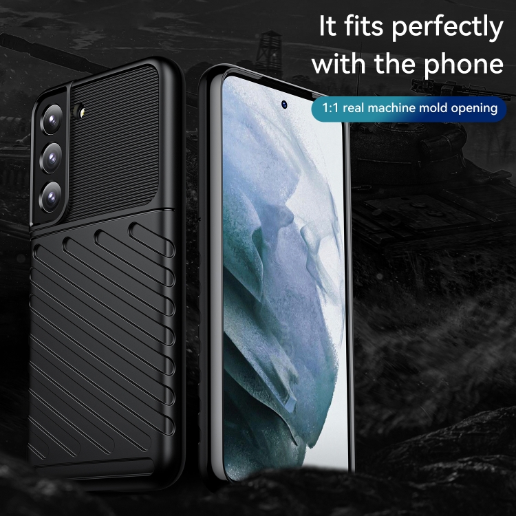 For Samsung Galaxy S23 5G Thunderbolt Shockproof TPU Phone Case(Black) For Samsung Galaxy S23 5G Thunderbolt Shockproof TPU Phone Case(Black)