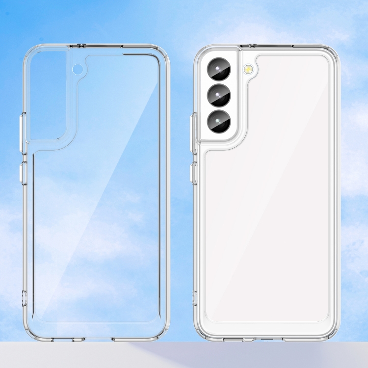 For Samsung Galaxy S23+ 5G Colorful Series Acrylic + TPU Phone Case(Transparent) For Samsung Galaxy S23+ 5G Colorful Series Acrylic + TPU Phone Case(Transparent)