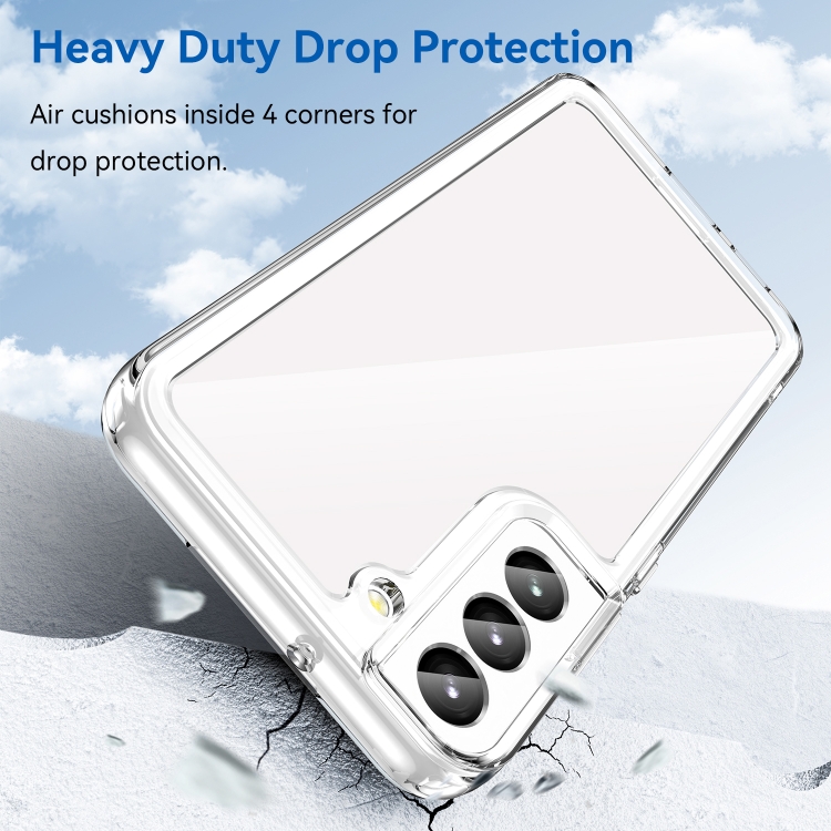 For Samsung Galaxy S23+ 5G Colorful Series Acrylic + TPU Phone Case(Transparent) For Samsung Galaxy S23+ 5G Colorful Series Acrylic + TPU Phone Case(Transparent)