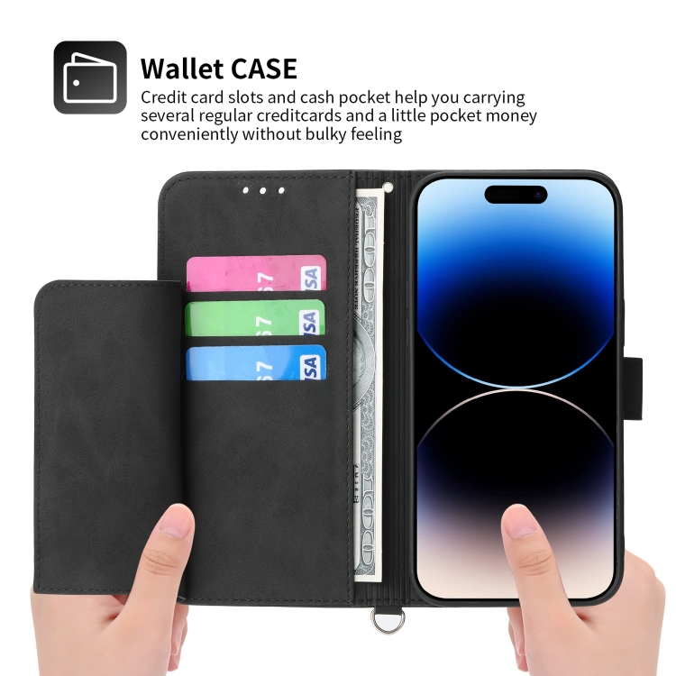 For iPhone 12 Pro Max Skin-feel Flowers Embossed Wallet Leather Phone Case(Black) For iPhone 12 Pro Max Skin-feel Flowers Embossed Wallet Leather Phone Case(Black)