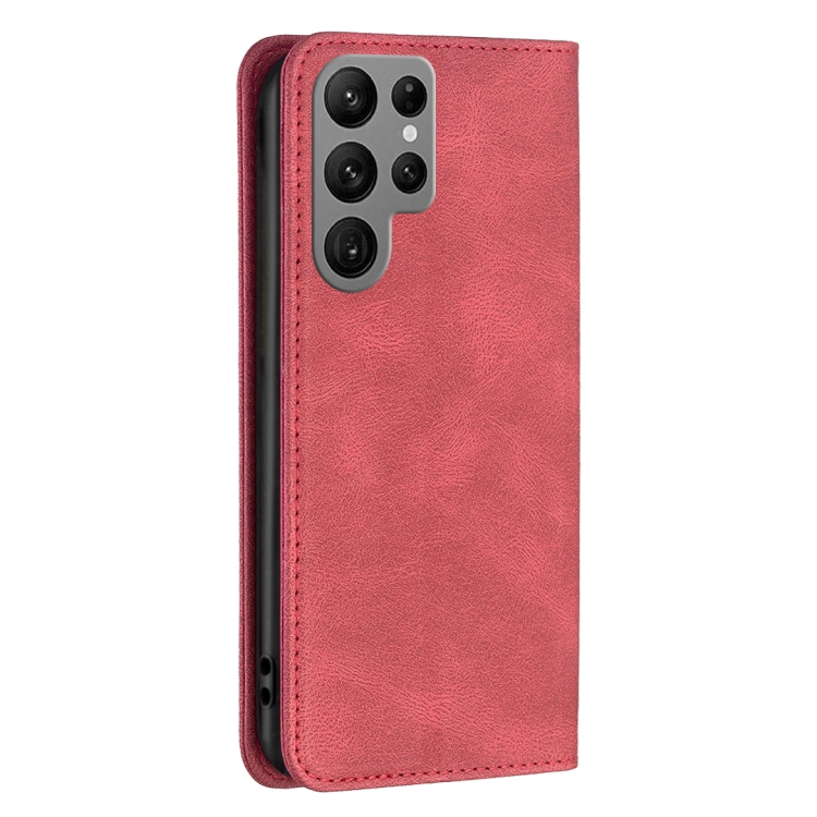 For Samsung Galaxy S23 Ultra 5G Magnetic RFID Blocking Anti-Theft Leather Phone Case(Red) For Samsung Galaxy S23 Ultra 5G Magnetic RFID Blocking Anti-Theft Leather Phone Case(Red)