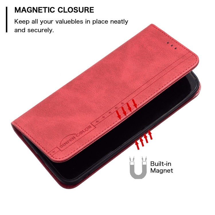 For Samsung Galaxy S23 5G Magnetic RFID Blocking Anti-Theft Leather Phone Case(Red) For Samsung Galaxy S23 5G Magnetic RFID Blocking Anti-Theft Leather Phone Case(Red)